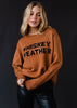 Brown Whiskey Weather Sweater-Blue Hand Home