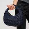 Noreen Woven Clutch-Blue Hand Home