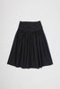 The Mariana Skirt | Full Volume Skirt with Wrap Waist Detail-Blue Hand Home