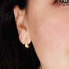 Teardrop Earrings 18k Gold Filled-Blue Hand Home