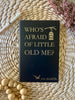 Who's Afraid of me Taylor Swift Inspired Leatherette Journal-Blue Hand Home