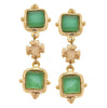 Charlotte Deux Tier Earrings-Blue Hand Home