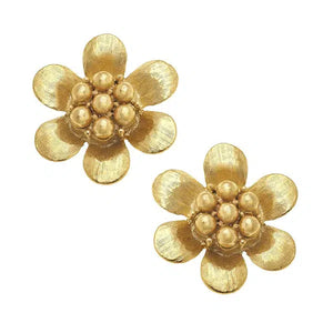 Daisy Studs-Blue Hand Home