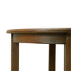 Luna Round 3 Tier Side Table In Straw Wash-Blue Hand Home