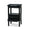 Eton 2 Drawer Side Table w/ Pull Out Shelf In Batavia Black-Blue Hand Home