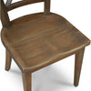 Summerset Chair w/ Wood Seat In Straw Wash-Blue Hand Home