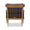 Versai Occasional Chair In Straw Wash w/ Blue de Malte Leather-Blue Hand Home