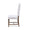 Lorient Dining Chair In Straw Wash w/ Arctic White Performance Fabric-Blue Hand Home