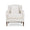 St. James Slipcovered Chair In Arctic White Performance Fabric-Blue Hand Home