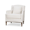 St. James Slipcovered Chair In Arctic White Performance Fabric-Blue Hand Home