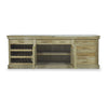 Kraton Buffet w/ Wine Rack In Fruitwood-Blue Hand Home