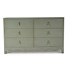 Chloe 6 Drawer Dresser in Vintage Fennel Green-Blue Hand Home