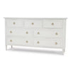 Cholet 7 Drawer Dresser in Architectural White-Blue Hand Home