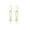 Sweet Baby Jane Pearl Drops Earrings-Blue Hand Home