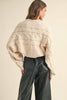 J3695 CABLE KNITTED CARDIGAN-Blue Hand Home