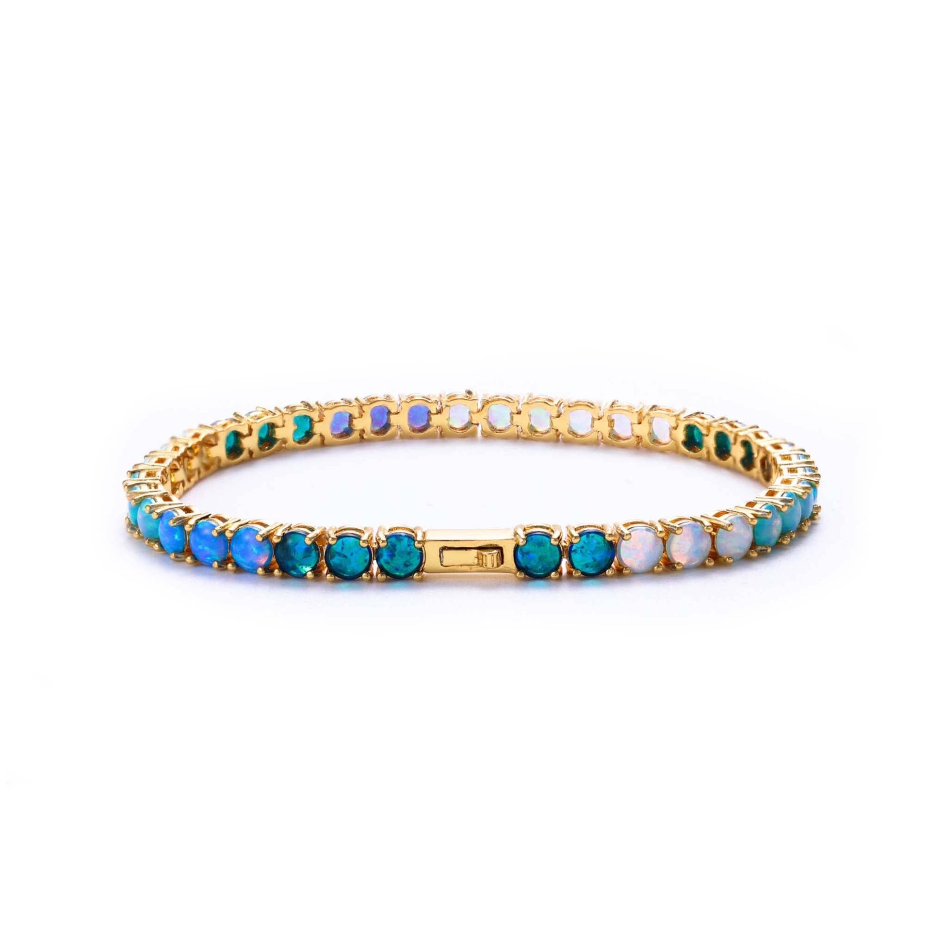 Blue Ombre Riviera Bracelet-Blue Hand Home