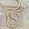 Snake Chain Necklace-Blue Hand Home