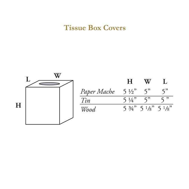 The Hunt Tissue Box Cover-Blue Hand Home