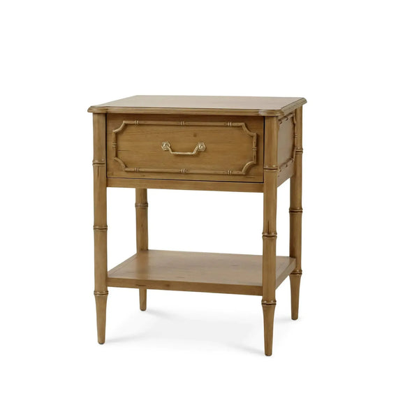 Chelsea End Table In Antique French-Blue Hand Home