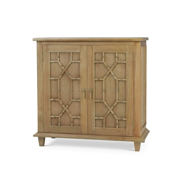 Grosvenor Small Cabinet In Fruitwood-Blue Hand Home