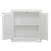 Grosvenor Small Cabinet in True White-Blue Hand Home