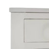 Bow 3 Drawer Chest in Architectural White-Blue Hand Home