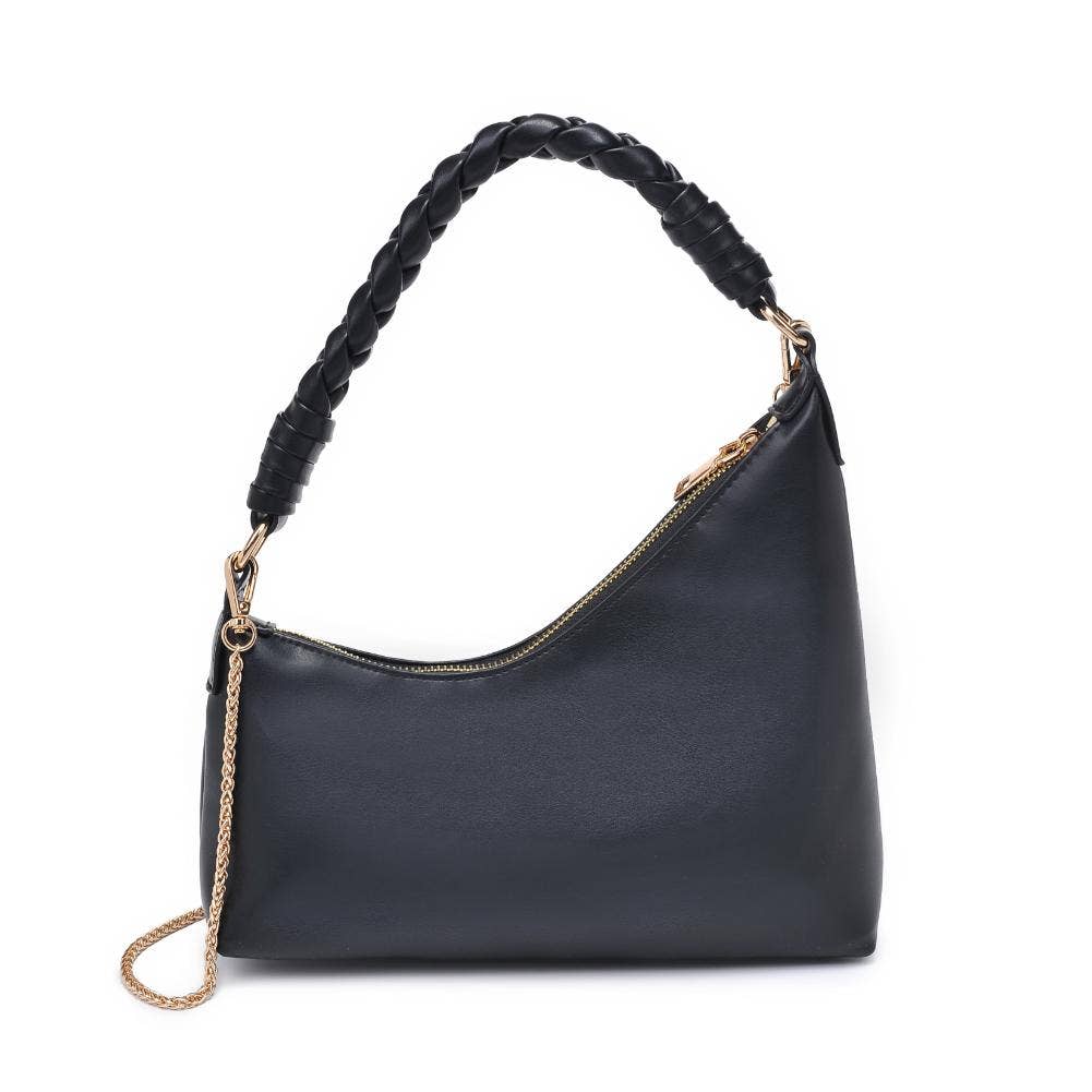 Taylor Asymmetrical Clutch-Blue Hand Home