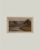 Autumn River Framed Antique Art-Blue Hand Home