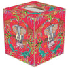 Pink Jungle Tissue Box Cover-Blue Hand Home