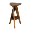 Twist Counter Stool, Teak by Noir-Blue Hand Home