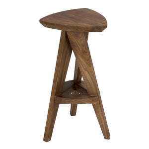 Twist Counter Stool, Teak by Noir-Blue Hand Home