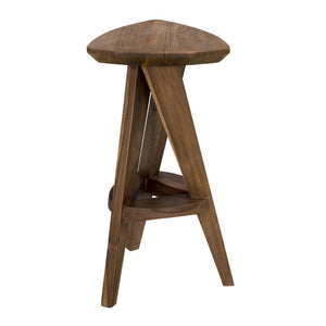 Twist Counter Stool, Teak by Noir-Blue Hand Home