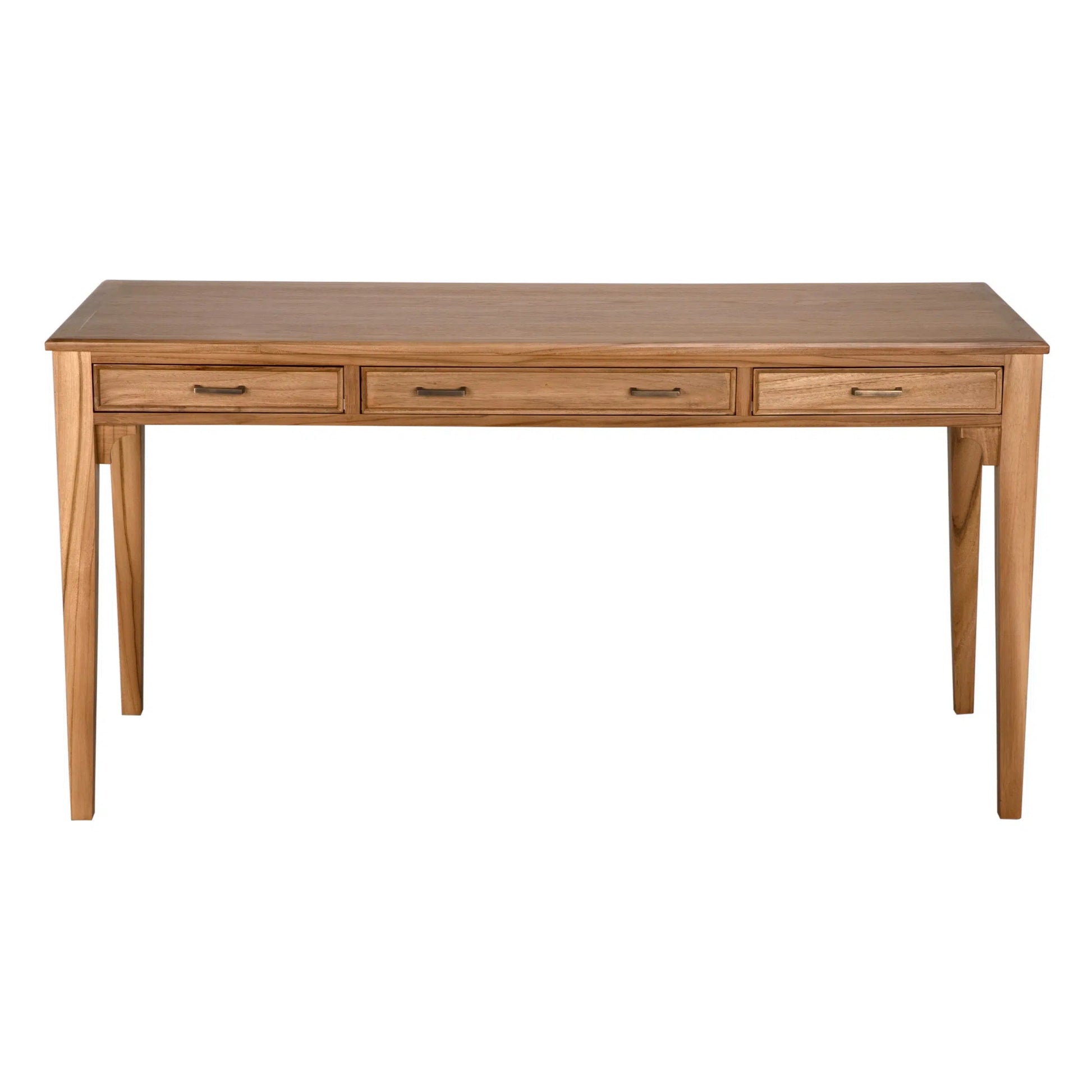 Ambrose Desk, Bleached Teak-Blue Hand Home