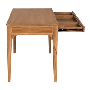 Ambrose Desk, Bleached Teak-Blue Hand Home