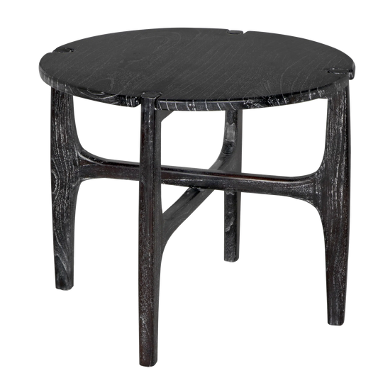 Bucks Side Table, Sombre Finish-Blue Hand Home