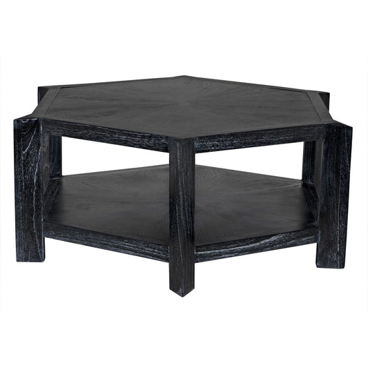 Yuhuda Coffee Table, Cinder Black by Noir-Blue Hand Home