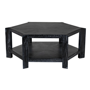 Yuhuda Coffee Table, Cinder Black by Noir-Blue Hand Home