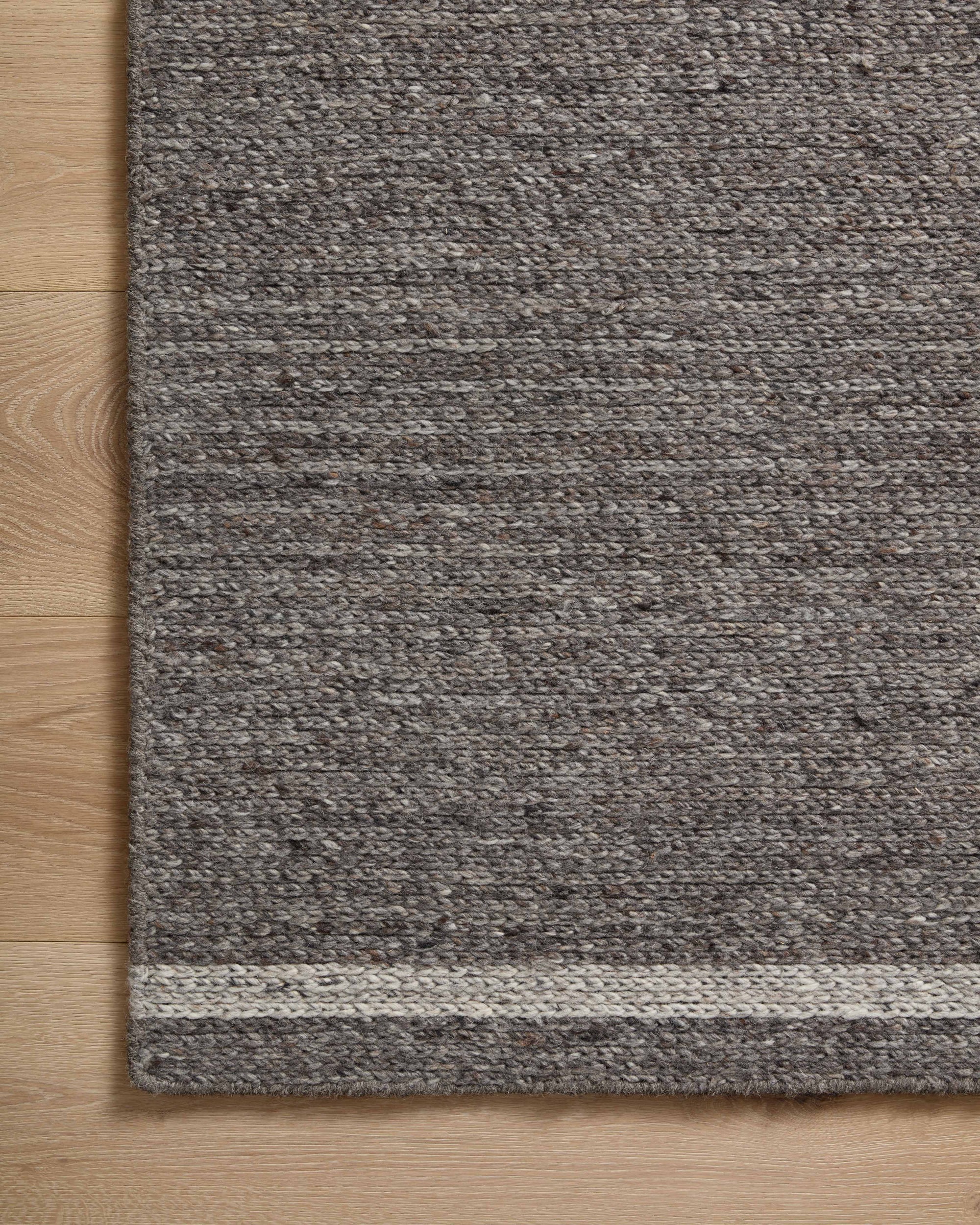 Loloi Ashby Rug Collection - Granite / Silver - Magnolia Home by Joanna Gaines-Blue Hand Home