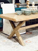 Homestead Dining Table in Natural Finish-Blue Hand Home