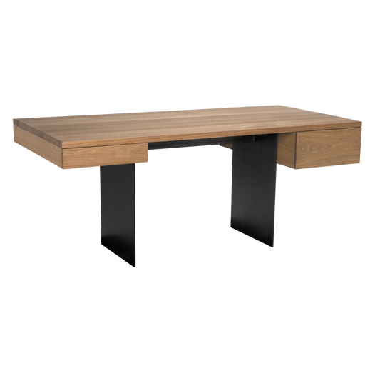 Dale Desk, Oak Top - 72x35x30-Blue Hand Home