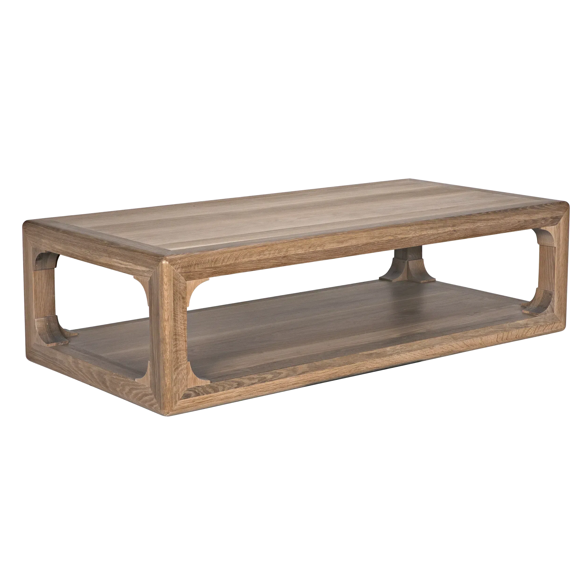 Jean Coffee Table, Oak - 66x32x18-Blue Hand Home