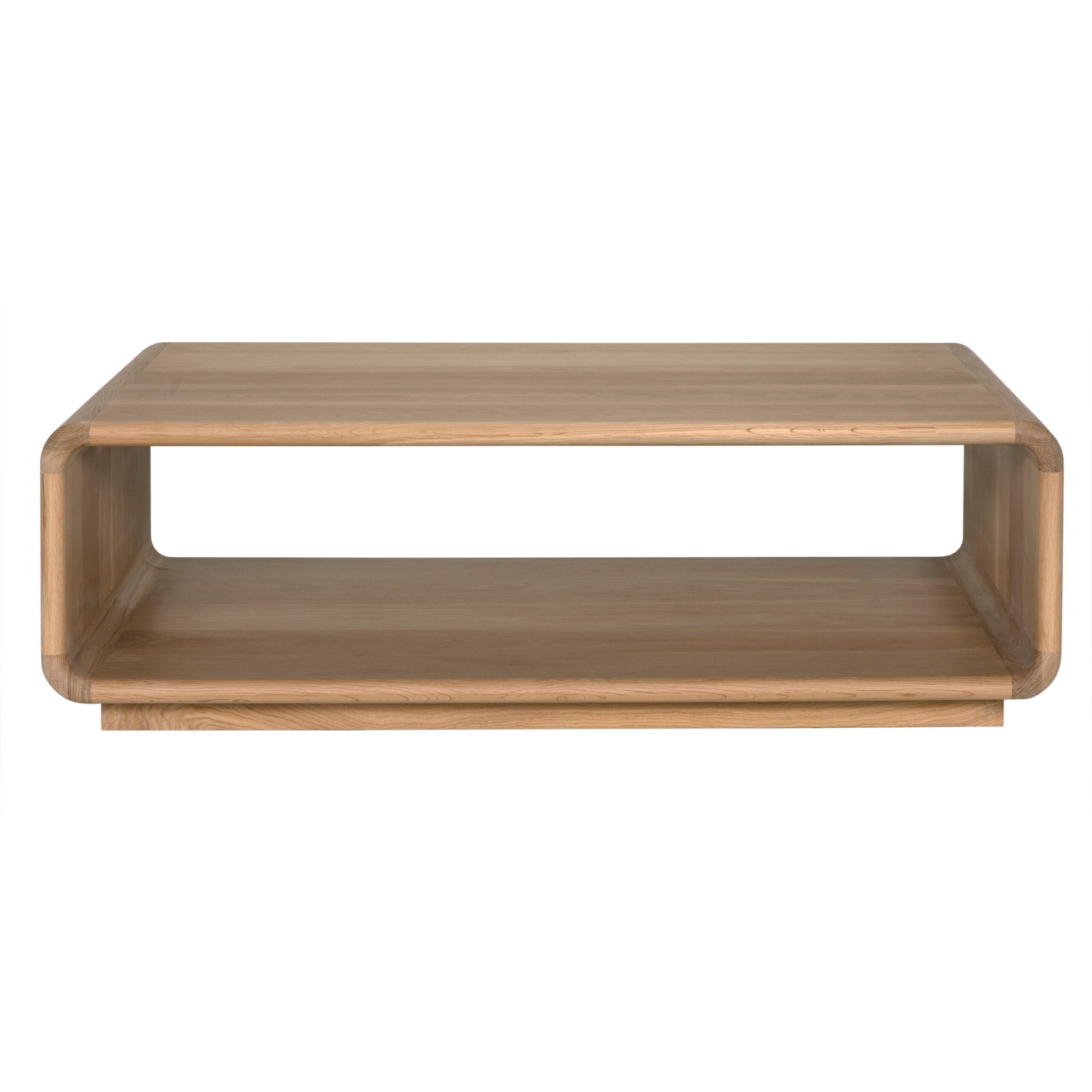 Infinity Coffee Table, White Oak - 54x32x17-Blue Hand Home