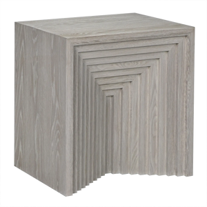 Pandora Side Table, White Oak - 29x18x29-Blue Hand Home