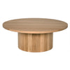 Big Sur Coffee Table, White Oak - 48x48x18-Blue Hand Home