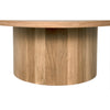 Big Sur Coffee Table, White Oak - 48x48x18-Blue Hand Home