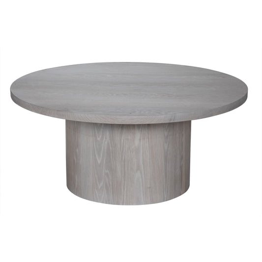 Big Sur Coffee Table, White Oak, Small - 40x40x18-Blue Hand Home