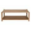 Logan Coffee Table, White Oak - 54x32x18-Blue Hand Home