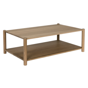 Logan Coffee Table, White Oak - 54x32x18-Blue Hand Home