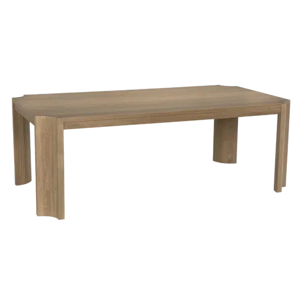 Aspen Dining Table, Oak-Blue Hand Home