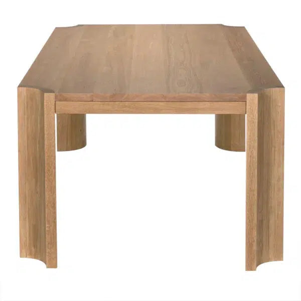 Aspen Dining Table, Oak-Blue Hand Home